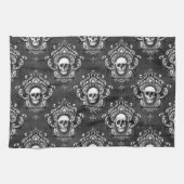 Schuif en grijze Gothic Theedoek (Horizontaal)