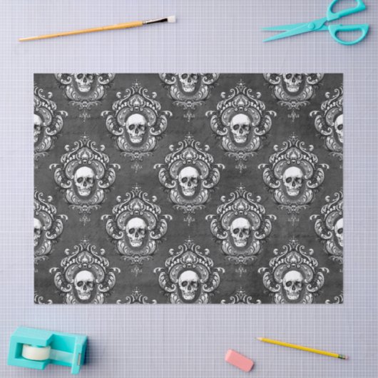 Schuif- en grijze gothische ontkoppeling tissuepapier (Craft)