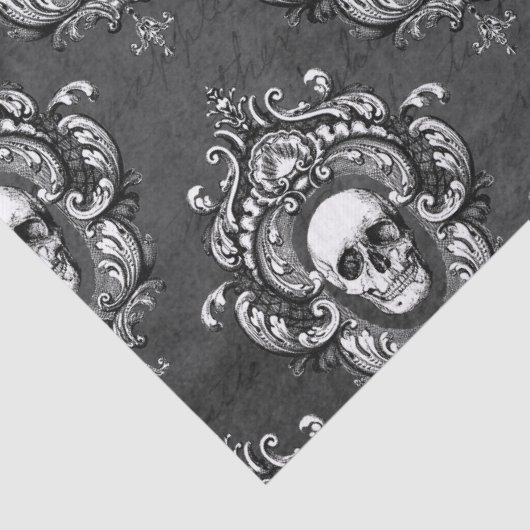 Schuif- en grijze gothische ontkoppeling tissuepapier (Detail)