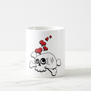 Schuif en hart koffiemok