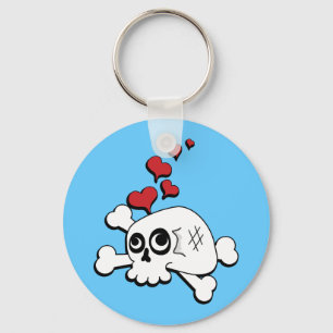 Schuif en hart sleutelhanger
