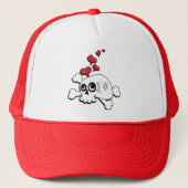 Schuif en hart trucker pet (Voorkant)