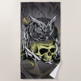 Schuif en kippen strandlaken