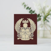 Schuif en kroop briefkaart (Staand voorkant)
