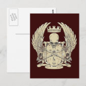 Schuif en kroop briefkaart (Voorkant / Achterkant)