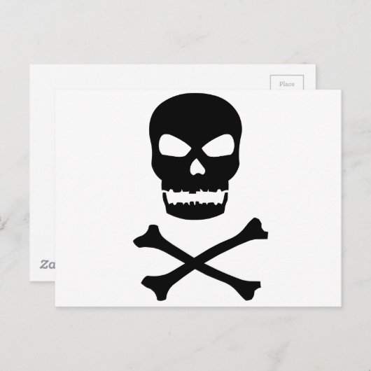 Schuif- en kruisbeenderen briefkaart (Voorkant / Achterkant)