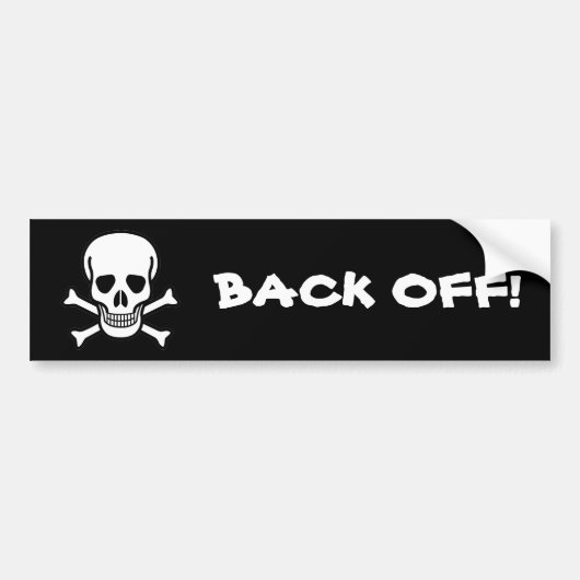 Schuif- en kruisbeenderen bumpersticker (Voorkant)