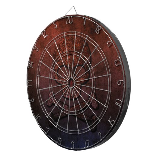 Schuif- en kruisbeenderen dartbord (Voorkant Rechts)