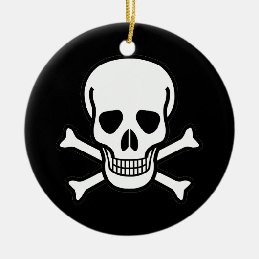 Schuif- en kruisbeenderen keramisch ornament (Voorkant)