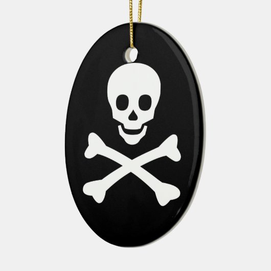 Schuif- en kruisbeenderen keramisch ornament (Links)