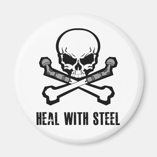 Schuif- en kruisbeenderen magneet (Voorkant)