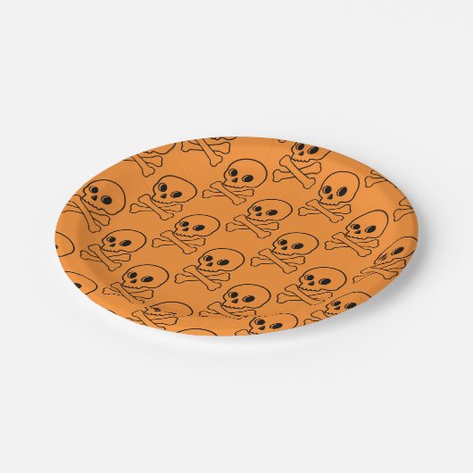 Schuif- en kruisbeenderen papieren bordje (Gekanteld)