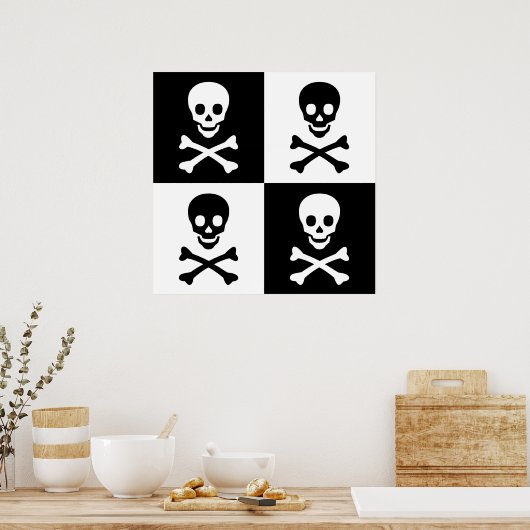 Schuif- en kruisbeenderen poster (Keuken)