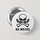 Schuif- en kruisbeenderen ronde button 5,7 cm (Voorkant /achterkant)