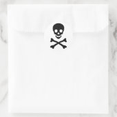 Schuif- en kruisbeenderen ronde sticker (Tas)