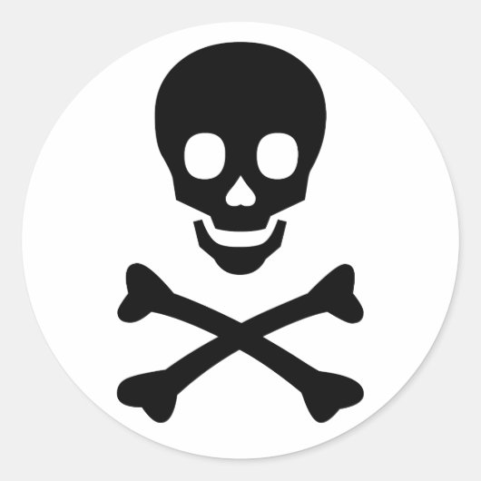 Schuif- en kruisbeenderen ronde sticker (Voorkant)