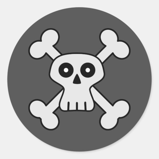 Schuif- en kruisbeenderen ronde sticker (Voorkant)