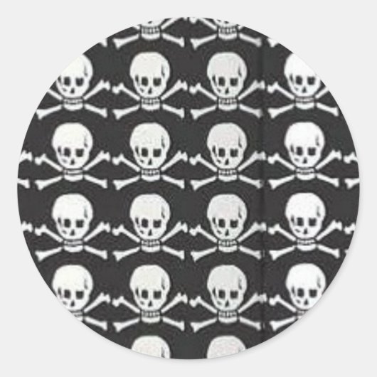 Schuif- en kruisbeenderen ronde sticker (Voorkant)