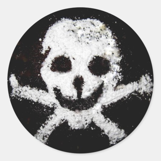 Schuif- en kruisbeenderen ronde sticker (Voorkant)