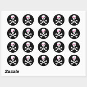 Schuif- en kruisbeenderen ronde sticker (Vel)