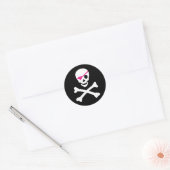 Schuif- en kruisbeenderen ronde sticker (Envelop)