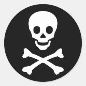 Schuif- en kruisbeenderen ronde sticker (Voorkant)