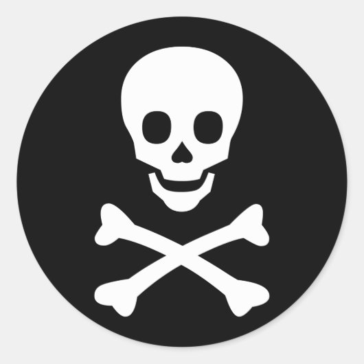 Schuif- en kruisbeenderen ronde sticker (Voorkant)