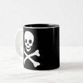 Schuif- en kruisbeenderen tweekleurige koffiemok (Voorkant links)