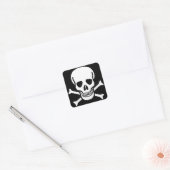 Schuif- en kruisbeenderen vierkante sticker (Envelop)