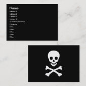 Schuif- en kruisbeenderen visitekaartje (Voorkant / Achterkant)