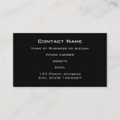 Schuif- en kruisbeenderen visitekaartje (Achterkant)