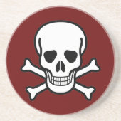 Schuif- en kruisbeenderen zandsteen onderzetter (Voorkant)