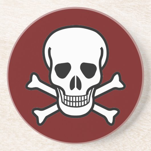 Schuif- en kruisbeenderen zandsteen onderzetter (Voorkant)