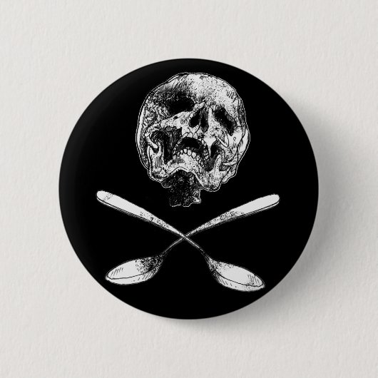 Schuif en ledematen ronde button 5,7 cm (Voorkant)