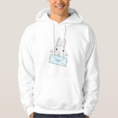 Schuif en mooie konijnenhouderij hoodie (Voorkant)