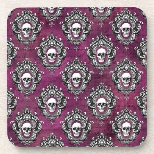 Schuif en Paarse Gothic Bier Onderzetter (Voorkant)
