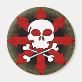 Schuif en pijlen magneet (Voorkant)