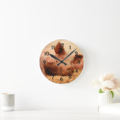 Schuif- en ringbandslot ronde klok (Huis)