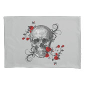 Schuif en Rozen Schets omkeren naar strepen Kussensloop (Voorkant-Links)