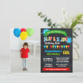 Schuif- en schuifbalkbordfoto kaart (Staand voorkant)