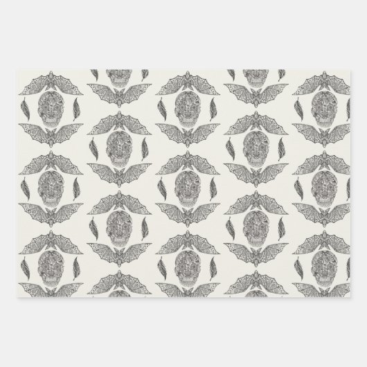 Schuif en vlekken inpakpapier vel (Voorkant)