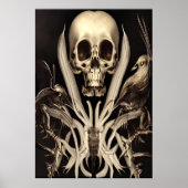 Schuif en vogel | AI Art Poster (Voorkant)