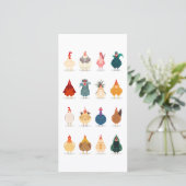 Schuif Feestdagenkaart (Staand voorkant)