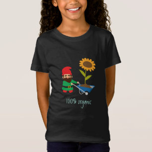 Schuif-gnomen-gnomen, biologisch t-shirt