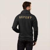 Schuif (gouden kleur) hoodie (Achterkant volledig)