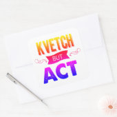 Schuif het hiermee vierkante sticker (Envelop)