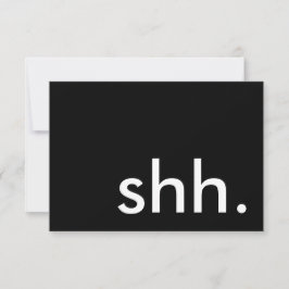 Schuif. Het is een verrassingsfeest! Kaart