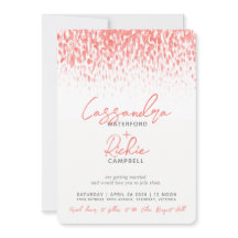 Schuif het levende koraalgrijze huwelijk in cascad