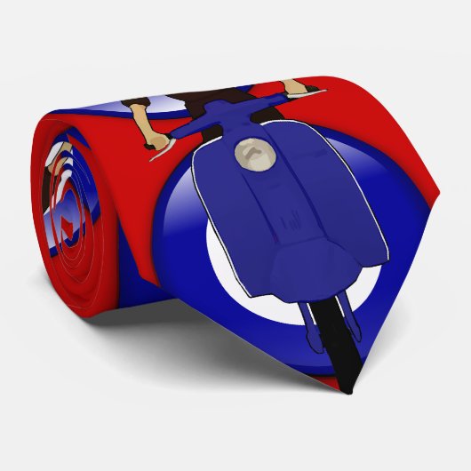 Schuif het meisje op 3D mod doelwit Stropdas (Opgerold)