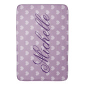 Schuif het pit-platenbad met aangepaste naam badmat (Voorkant Verticaal)